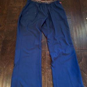 Navy blue Heart Soul scrub pants!